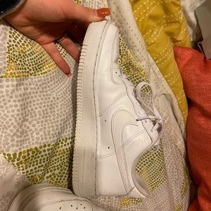 White Air Force 1s !!